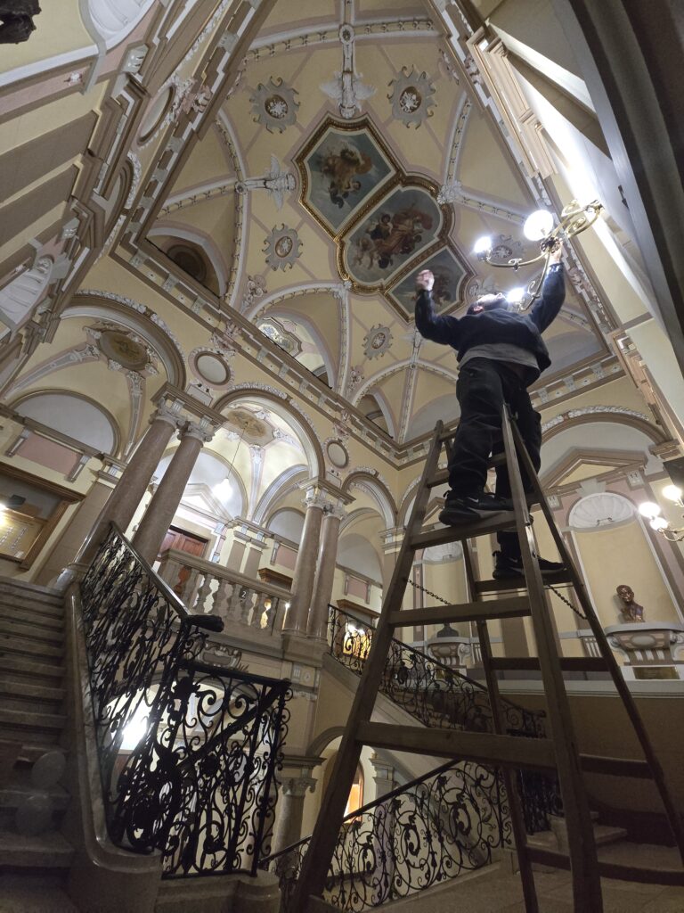 Rekonstrukce osvětlení Radnice Liberec